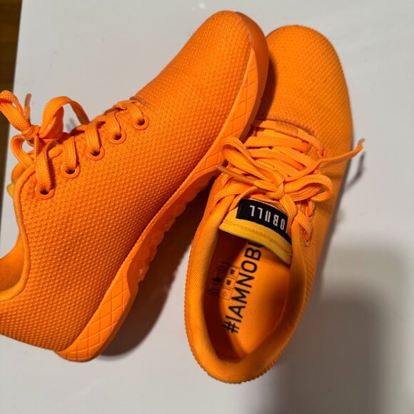 NOBULL Neon Orange Trainers - Picture 2 of 8